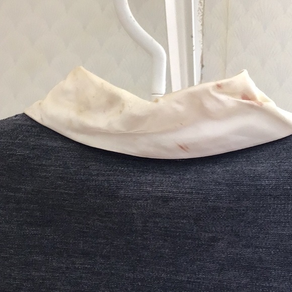 Vintage wool dress crystal buttons - Picture 4 of 6